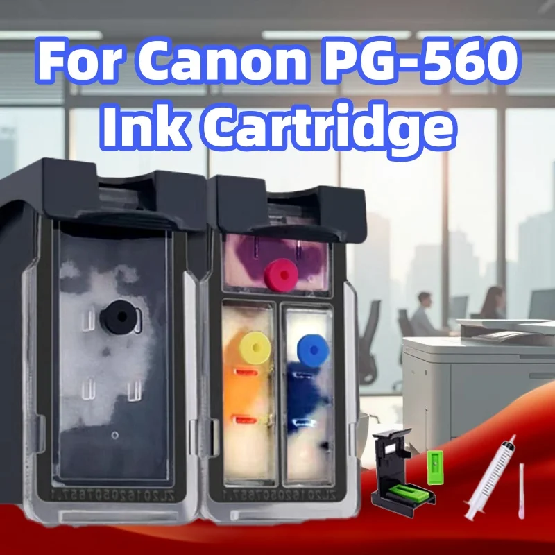 Cartucho de tinta de repuesto remanufacturado pg560 cl561, PG-560 CL-561 para impresora canon, cartucho pixma TS5350 TS7450 TS5351 TS5352