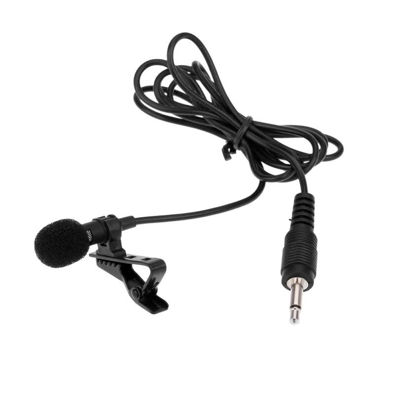 Micrófono Mono de Metal con Clip de corbata Lavalier de súper solapa de 3,5mm con Clip de cuello para micrófono de altavoz Lound con función antiruido - imagen 2