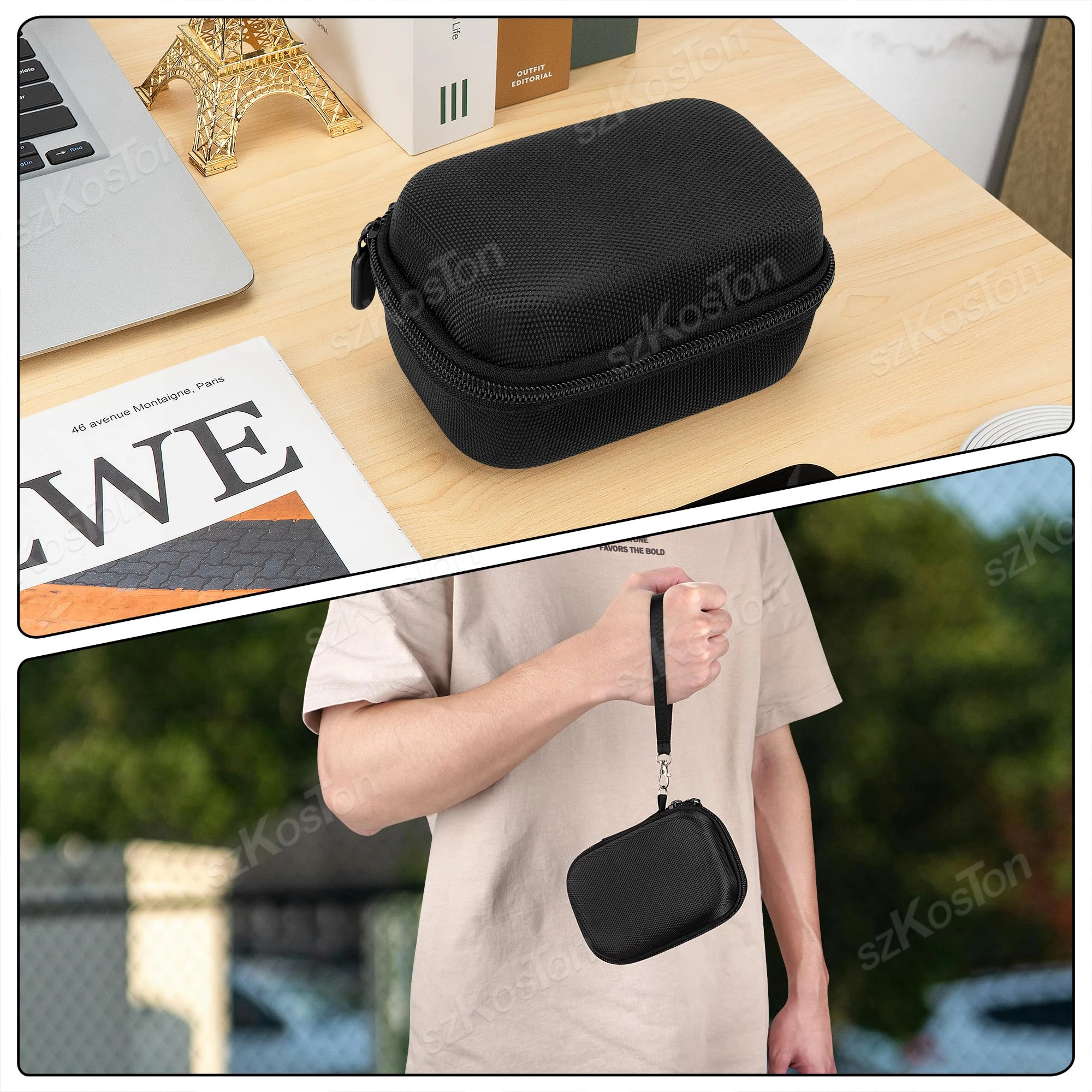 Estuche de transporte para micrófono para DJI Mic 3 Mic 2 Mic Mini Mic Estuche de carga Bolsa de almacenamiento de carcasa dura para Hollyland Lark MAX 2 - imagen 5