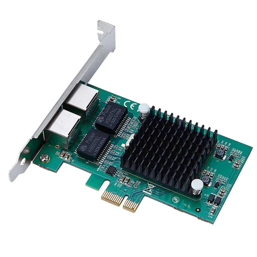 Chipset de servidor Intel82575, tarjeta de red Gigabit PCI-Express, adaptador NIC de puerto RJ45 doble PCI-e de 1000M - imagen 3