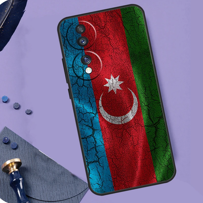 Funda con bandera de Azerbaiyán para Honor Magic 8 Pro 5 6 7 Lite X9a X9b X9c X9d X8a X8b X8c 50 70 90 200 400 Pro Coque - imagen 3