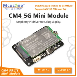 Raspberry Pi CM4/4B – Módulo 5G LTE con eSIM OpenWrt Ubuntu