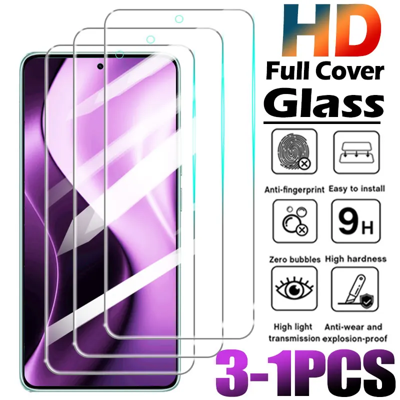 1-3 uds vidrio templado para Xiaomi Redmi A2 A3 A5 A3X Redmi 13 5G 14C 14R Protector de pantalla de película protectora Redmi Turbo 3 4 vidrio