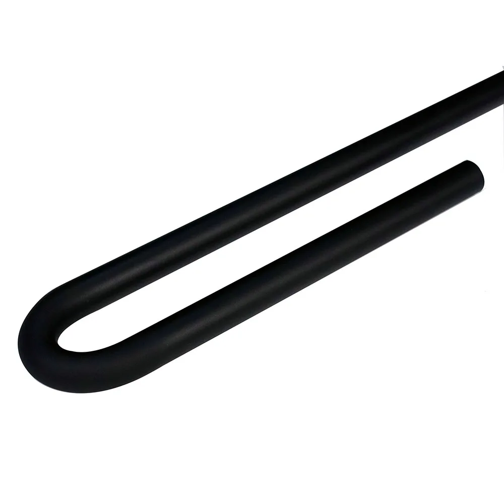 Tubo duro recto CZHORDE de 490MM, acrílico negro mate, 10x14mm, para ordenador dividido, refrigeración por agua, construcción, tubo duro esmerilado rígido