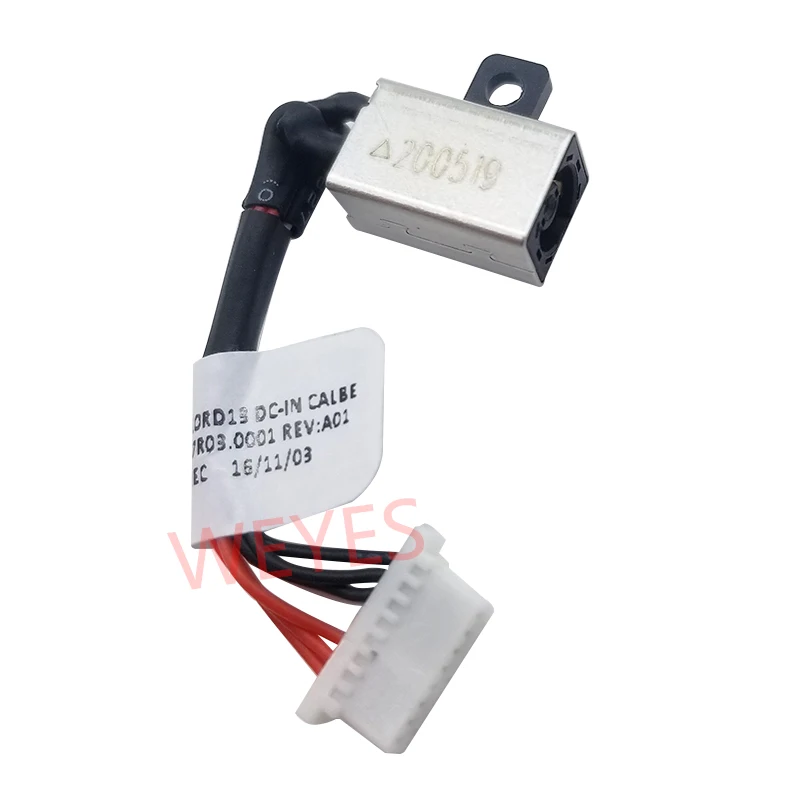 Cable de alimentación de CC para Dell Inspiron 1315, 5368, 5378, 5568, 0JDX1R, 450.01V012001, 450.07R03.0001, PF8JG, CN-0PF8JG, nuevo - imagen 3