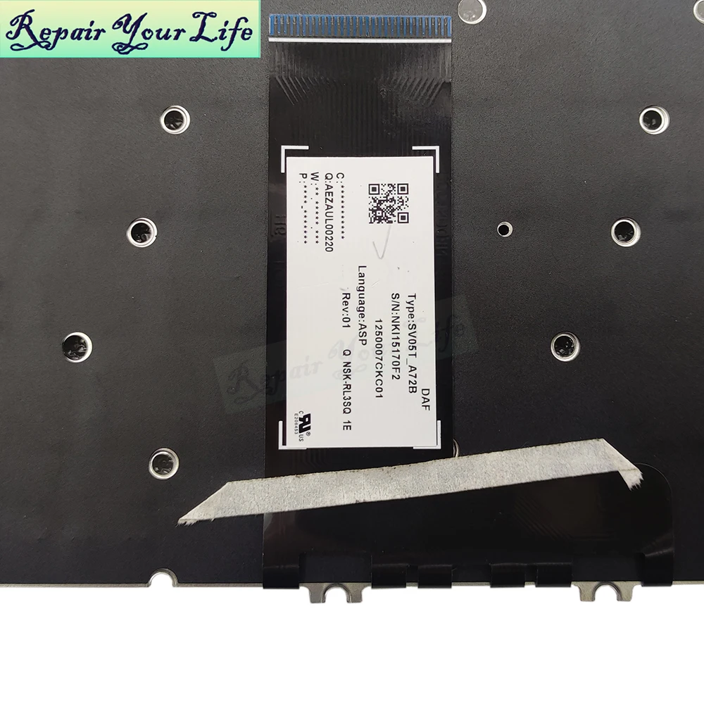 N17C3 N17C4 teclado del ordenador portátil para ACER EX215-21 SF315-51 Aspire 5 A315 A515-54 francés latino BR SV05T_A72B NKI15170F2 NKI15170F8 - imagen 2