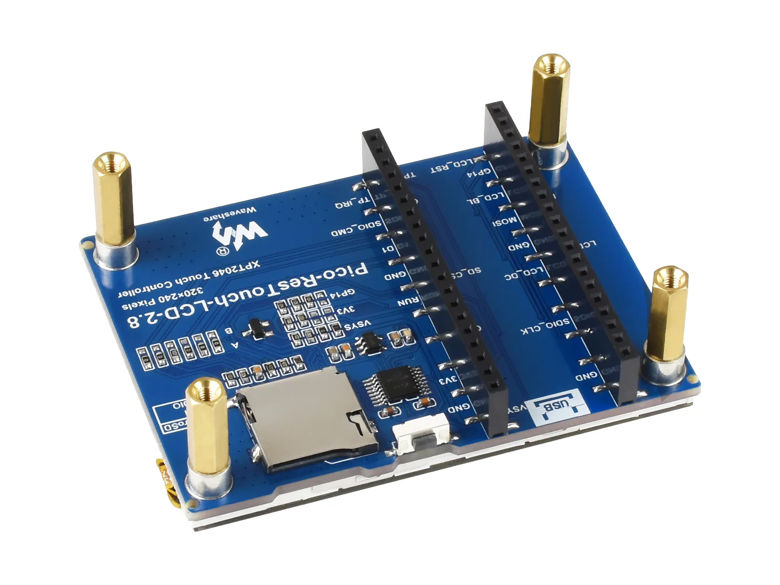 Módulo de pantalla táctil Waveshare de 2,8 pulgadas para Raspberry Pi Pico, 262K colores, 320 × 240 píxeles, interfaz SPI - imagen 5