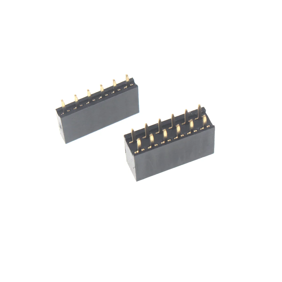 10 Uds. Conector de cabezal hembra de una sola fila paso 2,54mm 1*2P 3P 4P 6P 8P 12P 15P 20P 40P conector de pines para Arduino - imagen 5