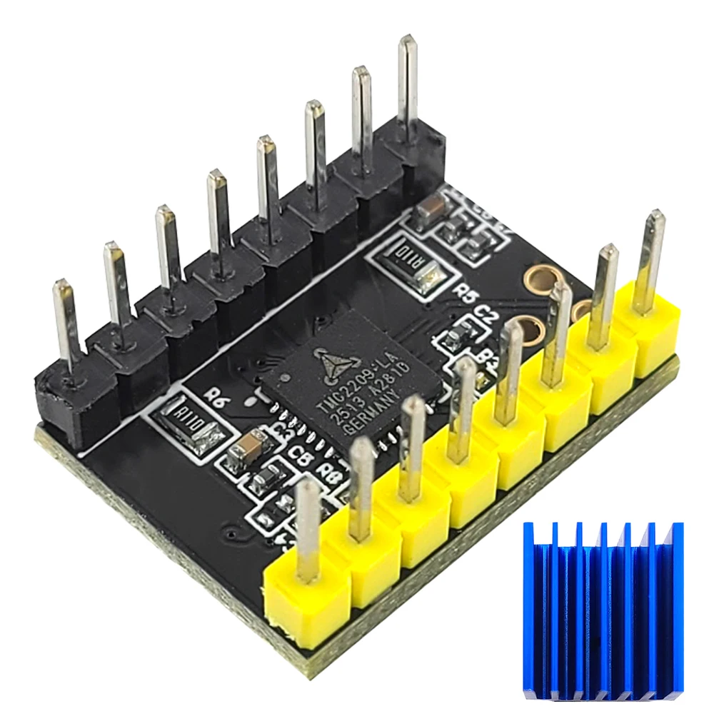 Accesorios para impresora 3D Motor paso a paso ATD5833 TMC2209 TMC2208 Módulo de accionamiento ultrasilencioso con disipador de calor