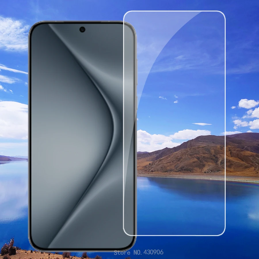 Protector de pantalla para Huawei Pura 70, película de vidrio templado transparente, borde 9H - imagen 4