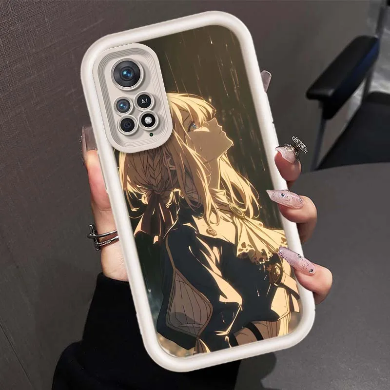 Funda Violet Evergarden para Redmi Note 11 10 9 8 7 11S 11E 10T 10S 9S 11T Pro Plus 5G, Diseño de Escalera de Ojos - imagen 2