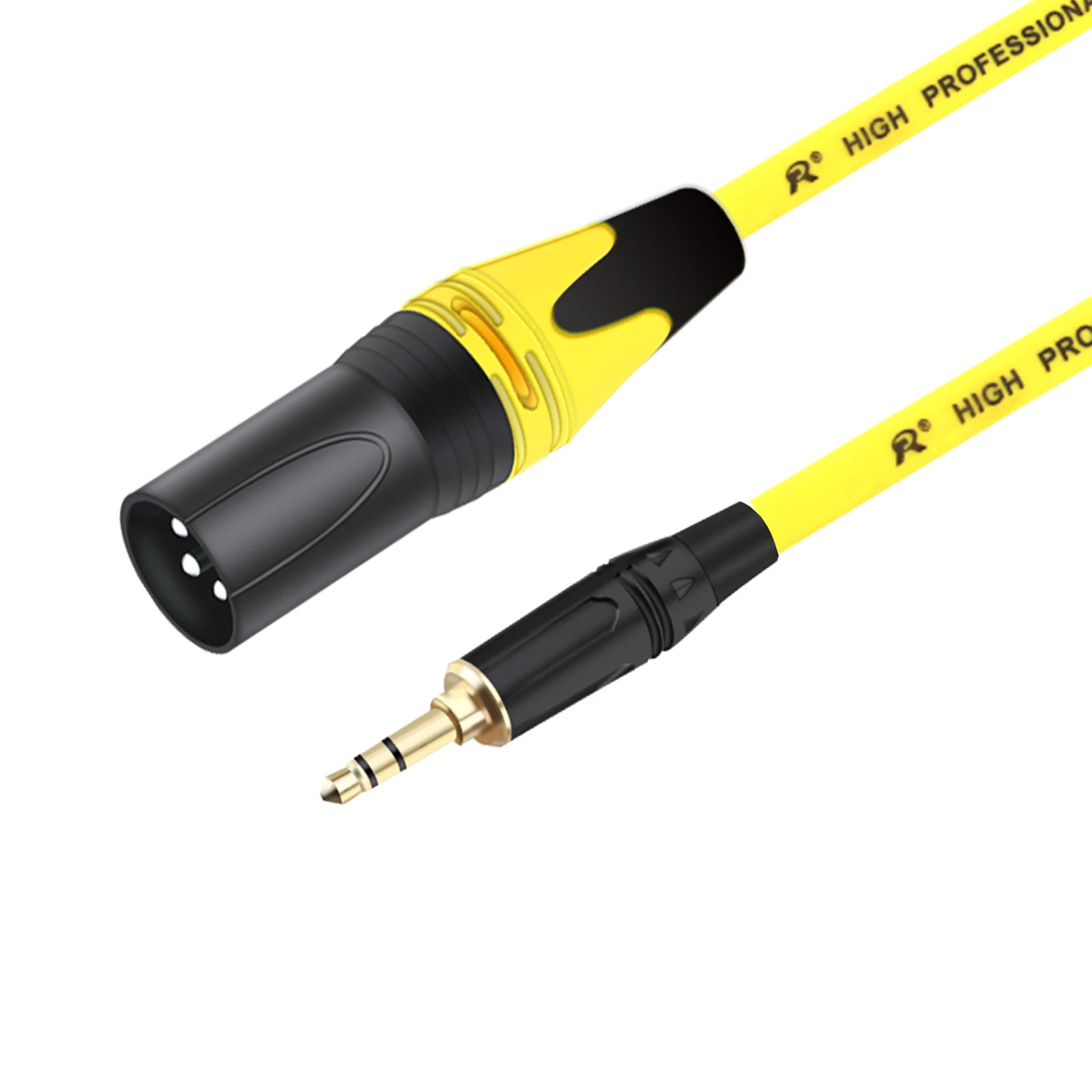 GuerGuo-Cable de Audio de 3,5mm a 3 pines XLR hembra/macho, Mini Jack equilibrado de 1/8 pulgadas, estéreo TRS macho a micrófono XLR, 0,3 M-15M - imagen 4