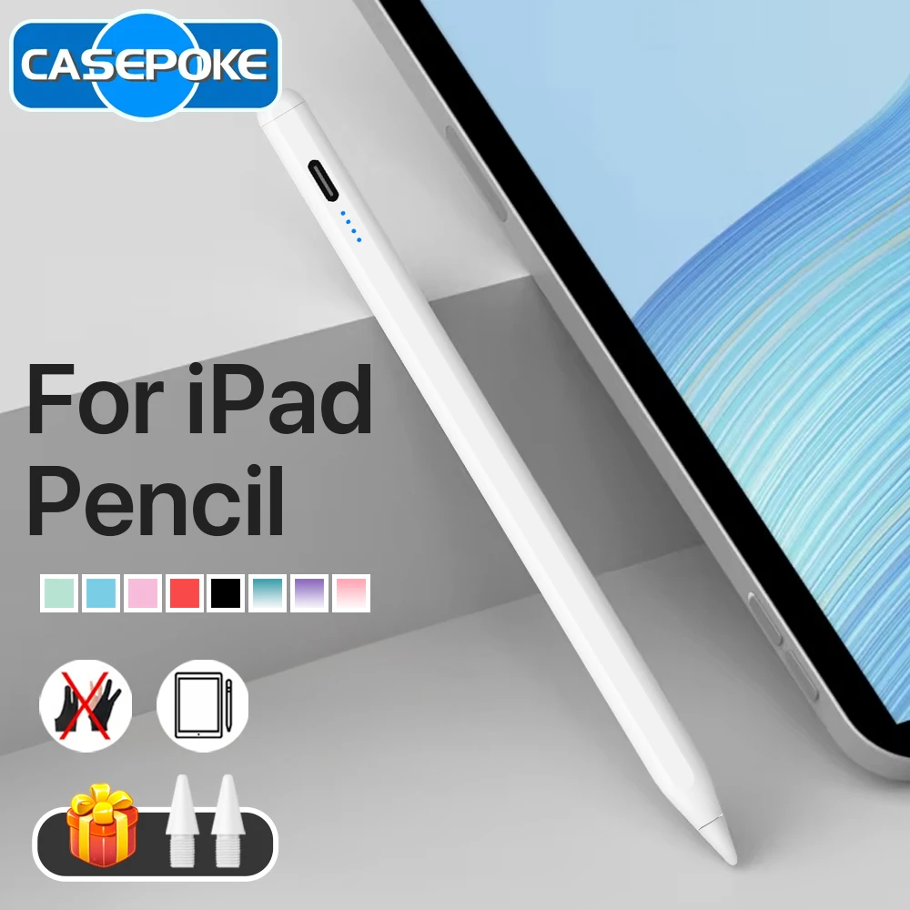 Lápiz óptico 2025 para lápices Apple con pantalla de potencia inclinable de rechazo de palma para lápiz iPad 2022 2021 2020 2019 2018 Pro Air Mini - imagen 2