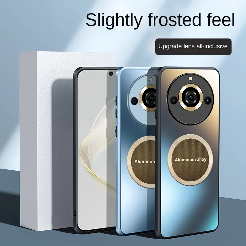 Para OPPO Realme 11 Pro Plus funda dura AG mate funda protectora trasera magnética funda de teléfono para OPPO Realme11 Pro Plus Shel Shell - imagen 2