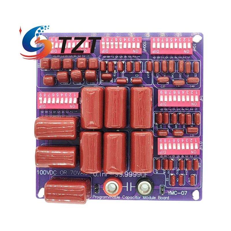 TZT YMC-07 100VDC o 70VAC 0.1nF a 99.9999uF Módulo de placa de condensador programable para multímetros
