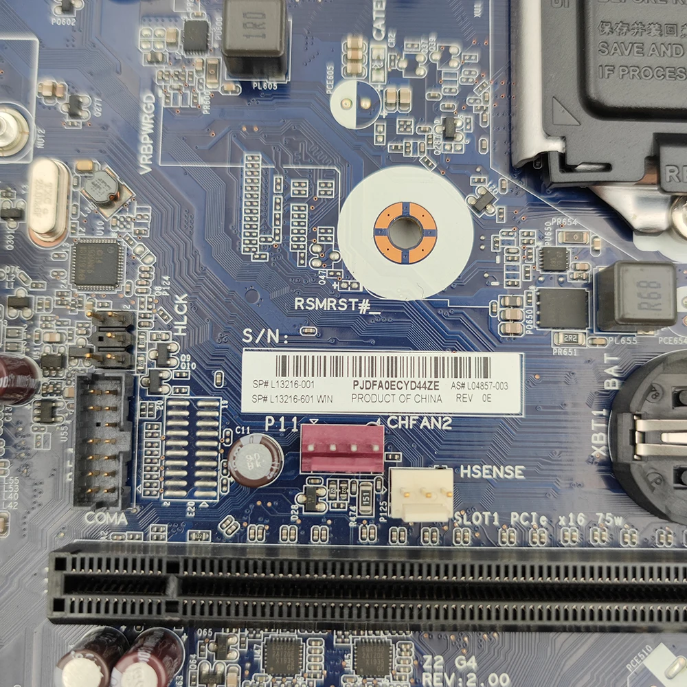 L04857-001 Z2 G4 SFF Placa base de estación de trabajo LGA 1151 DDR4 E3 V5 V6 L04857-003 L13216-001 - imagen 4