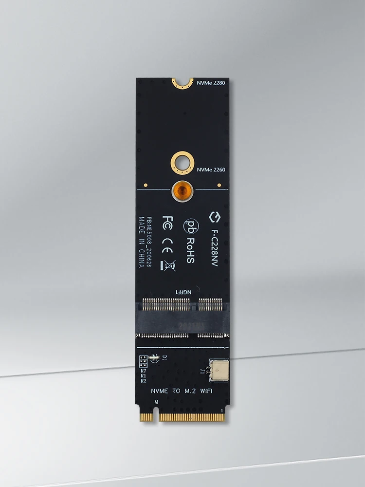 Ranura para llave inalámbrica M.2 A + E a llave M.2 M, adaptador Wifi Bluetooth para tarjeta Intel AX200 9260 bcm94352Z, puerto NVMe PCI express SSD - imagen 5