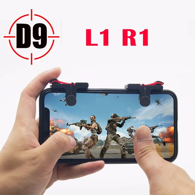 Controlador de juego D9 PUBG, mando para teléfono móvil L1 R1, gatillo, tecla de puntería, Joystick para IOS y Android - imagen 4