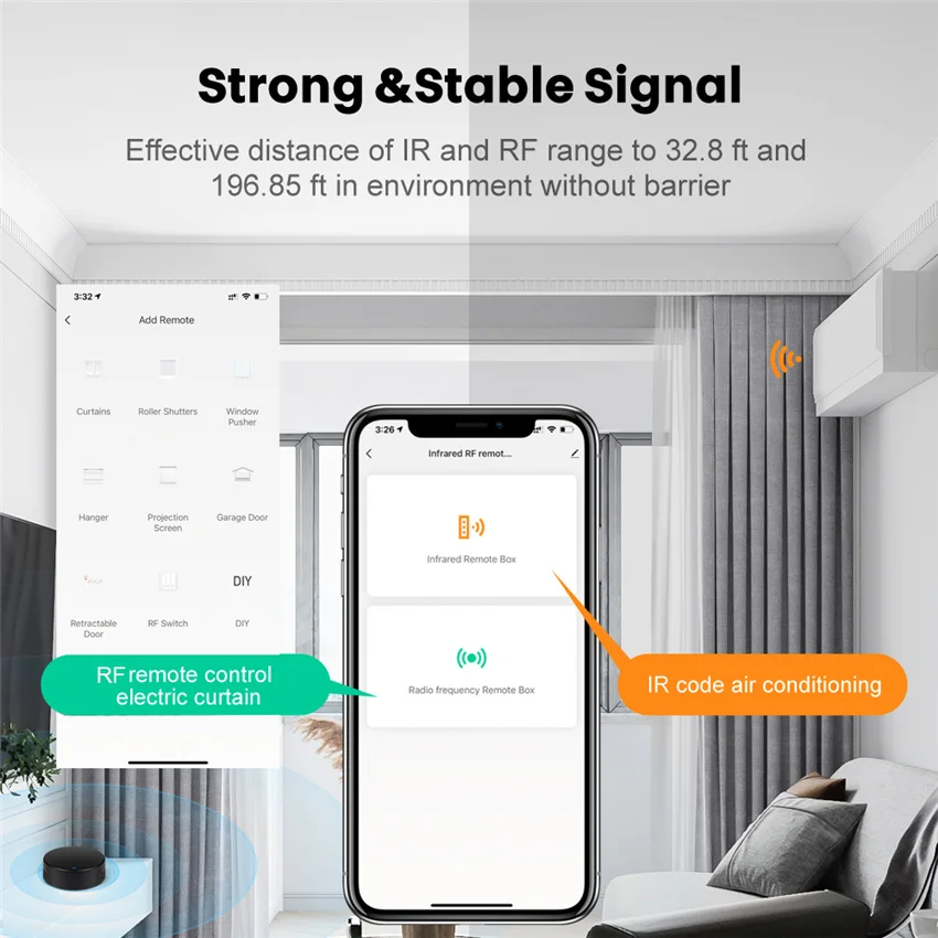 Tuya Smart RF IR Control remoto WiFi Smart Home controlador infrarrojo para aire acondicionado todas las TV LG TV compatible con Alexa Google Home - imagen 5