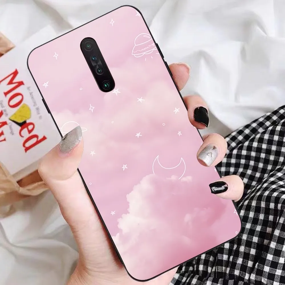 Funda de teléfono con nube rosa y cielo dulce para Redmi 5 6 7 8 9 10 plus pro 6 7 8 9 A GO K20 K30 K40 pro plus F3 Fundas - imagen 4