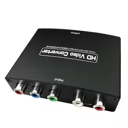 Adaptador YPbPr a HDMI 1080p con audio estéreo