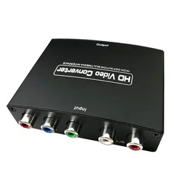 Adaptador YPbPr a HDMI 1080p con audio estéreo