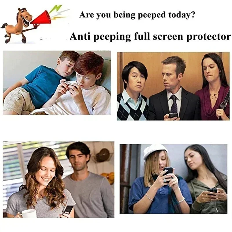 2 uds película protectora de hidrogel Anti-Peep de privacidad para Samsung Galaxy S21 FE S22 S23 S24 Ultra Plus Note 10 20 Protector de pantalla - imagen 4