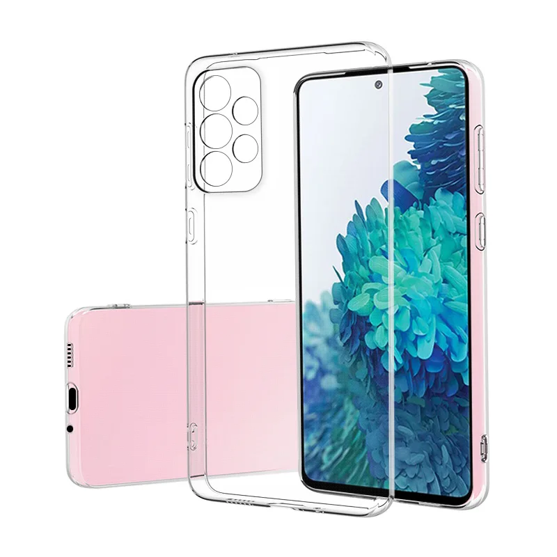 Funda de teléfono transparente ultrafina para Samsung Galaxy A53, A33, A23, A73, A12, A13, A22, A32, A52, A72, 5G, funda de silicona suave