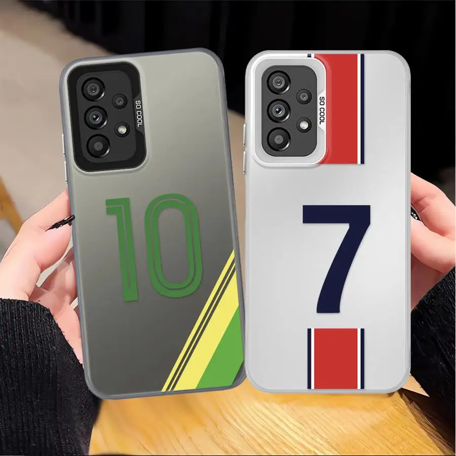 Funda trasera para teléfono Samsung Galaxy A15 A16 A21s A23 A32 A34 A36 A35 A11 A12 A13 A14 A26 A31 A17 A20s A24 A25 FootBall - imagen 4