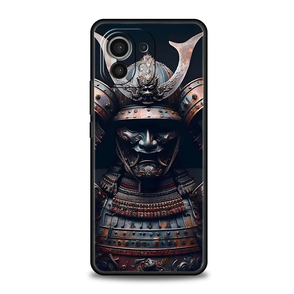 Funda de teléfono japonesa con cara de fantasma samurái para Xiaomi Mi 17 15T 15 14 14T 13T 12T Pro 12 13 Lite 5G 11T Poco X6 X7 X5 Pro, funda suave - imagen 3