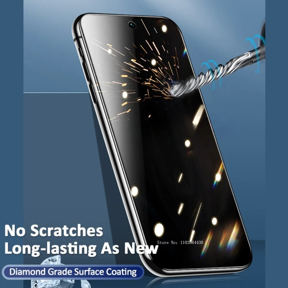 Protector de pantalla antiespía Mate 60 50 P Smart Z 2021 vidrio templado para Huawei P50 P40 P30 P20 Lite Y9A película de privacidad - imagen 2