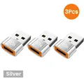 Silver C-U 3pcs
