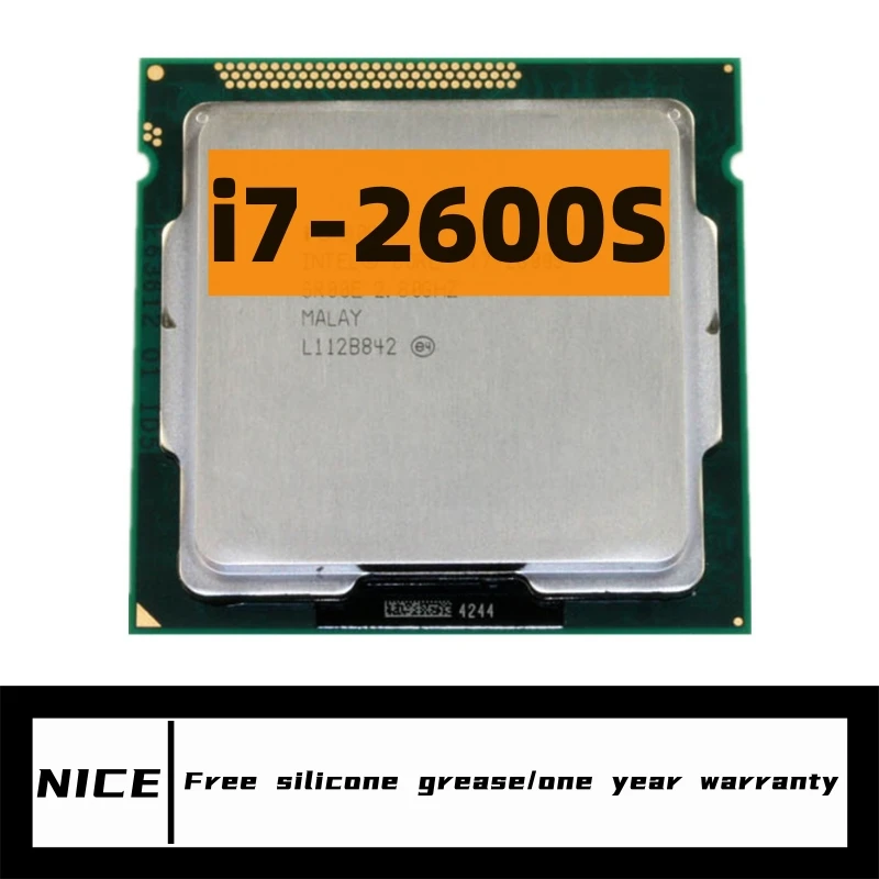 Procesador de CPU i7 2600S 2,8 GHz de cuatro núcleos y ocho núcleos 65W LGA 1155