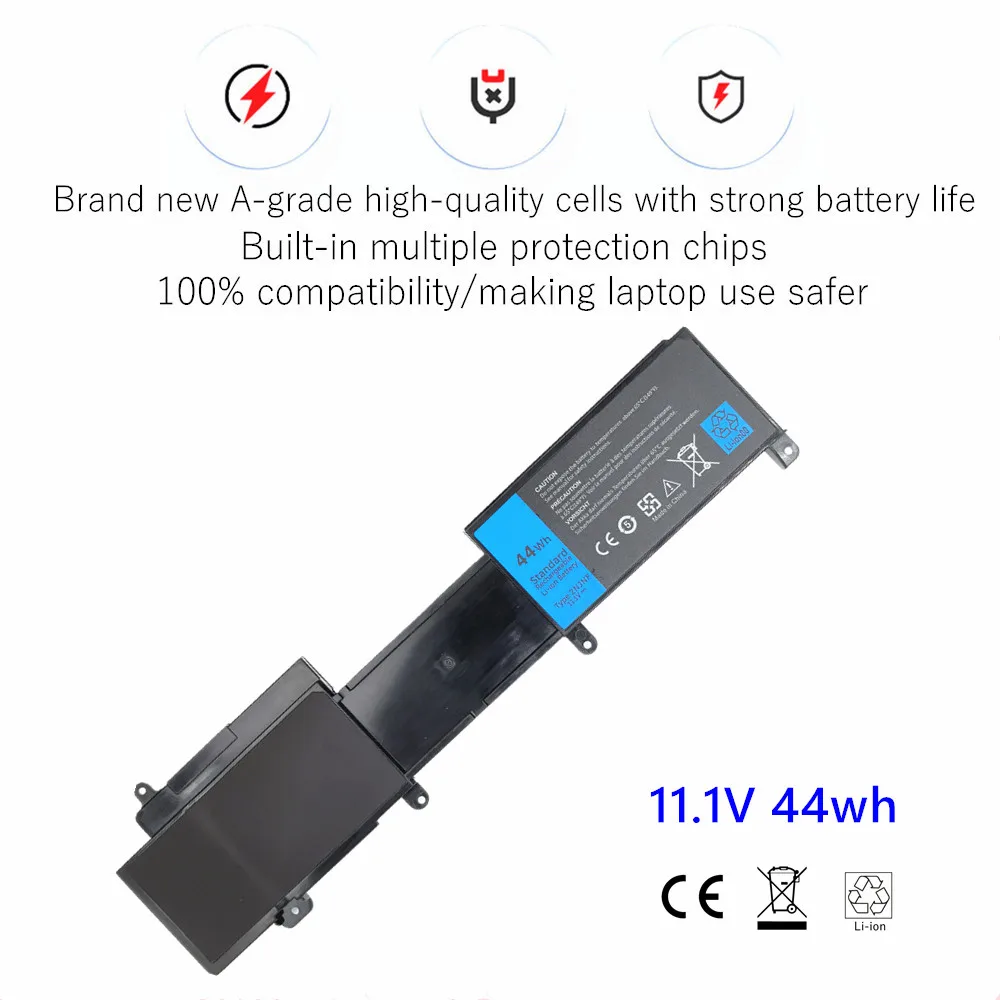 Batería de ordenador portátil 11,1 V 44WH 2NJNF para Dell Inspiron 14z-5423 15z-5523 Ultrabook 8JVDG T41M0 TPMCF - imagen 2