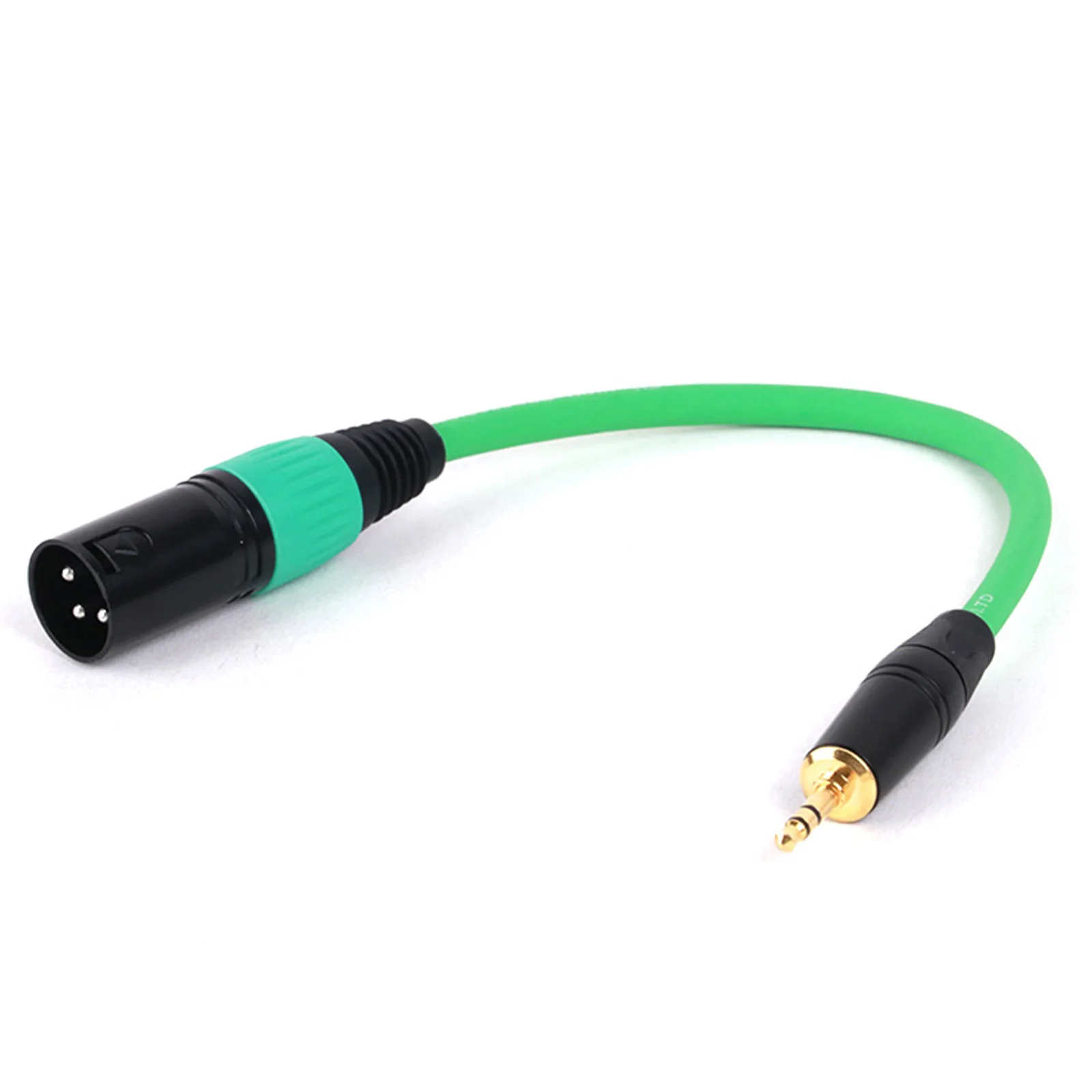 Conector macho TRS estéreo de 0,3 M-25M y 3,5mm a Cable de micrófono XLR macho/hembra de 3 pines PVC equilibrado para sistemas de micrófono/mezclador/guitarra/PA, Etc. - imagen 3