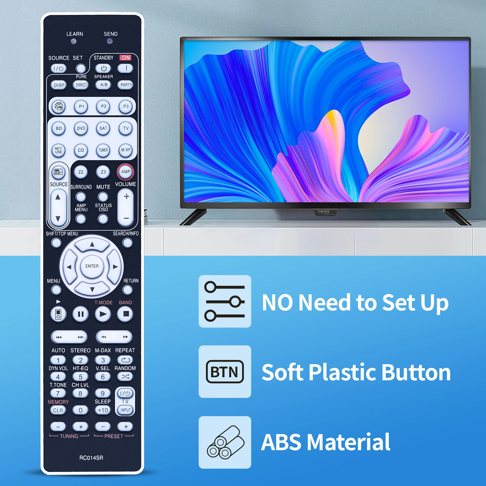 Nuevo Control remoto RC014SR para receptor AV Marantz SR6006 SR5006 NR1602 - imagen 3