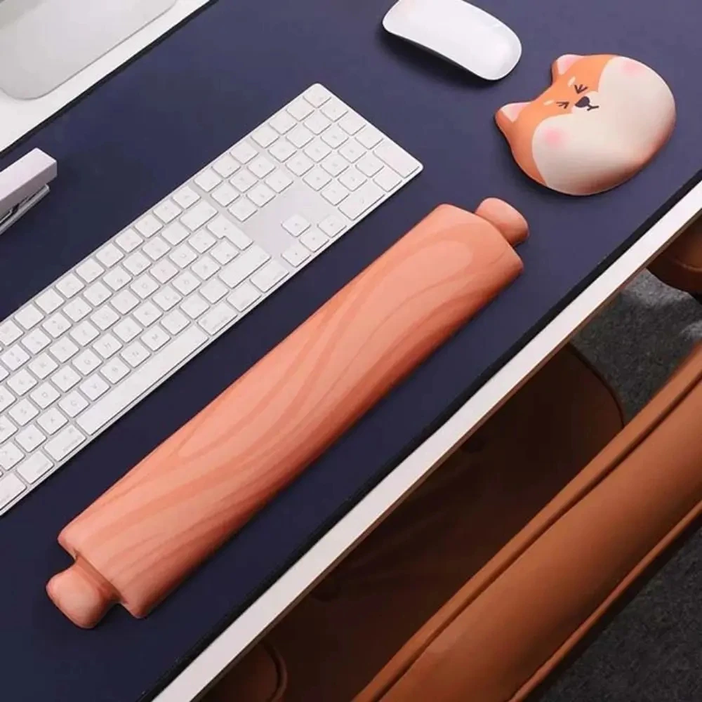 Almohadilla de muñeca para ratón de ordenador de oficina, cojín para codo de mano, Protector de muñeca Shiba Inu, almohada de muñeca para perro bonito, soporte para muñeca - imagen 4