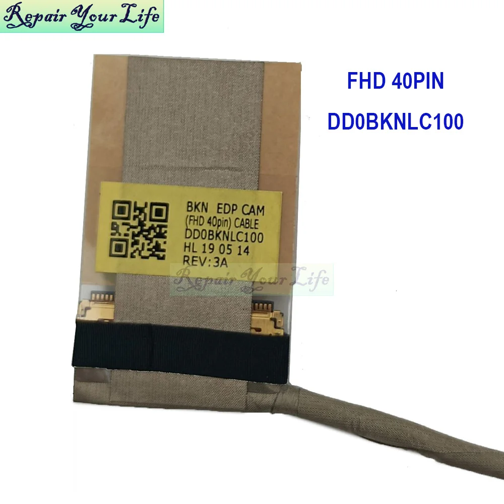 Cable de pantalla LVDS EDP FHD para ordenador portátil de 40 pines para Asus ROG GL703VM GL703VD Gl703GE GL703V GL703 DD0BKNLC100 14005- 02550200 DD0BKNLC200 - imagen 2