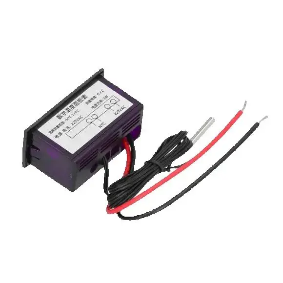 ZFX/TMP-900 pantalla LED de temperatura medidor de Control integrado refrigerador congelador medidor de temperatura de Panel Digital AC220V