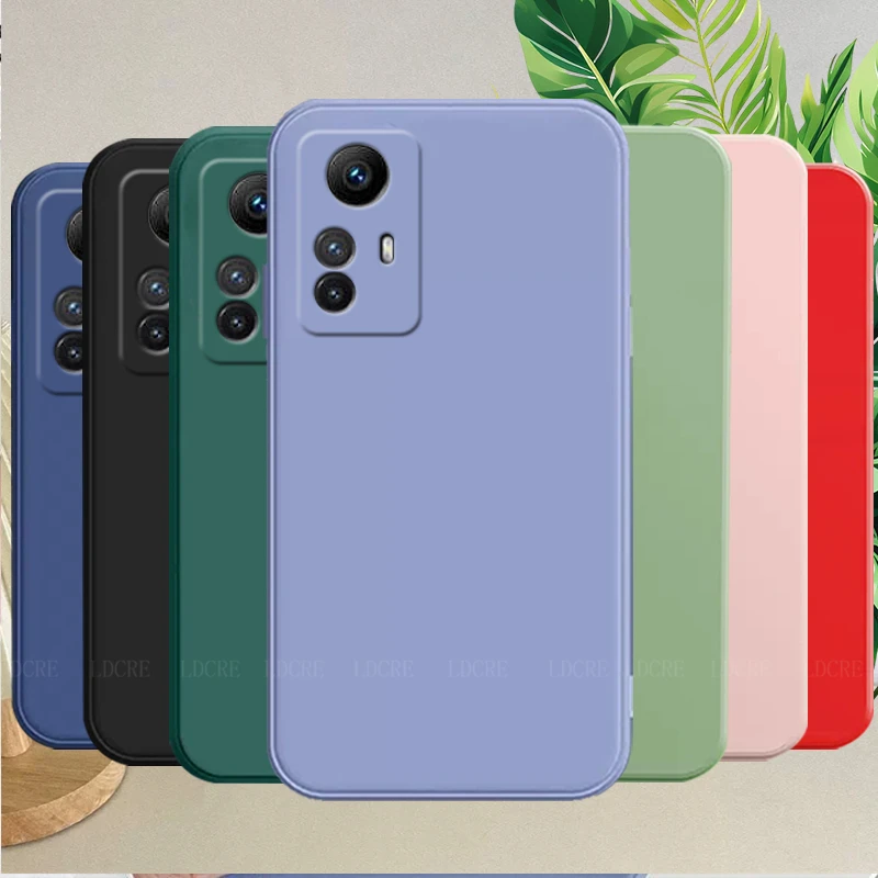 Para Redmi Note 12S funda Xiaomi Redmi Note 12S Capas nuevo parachoques trasero a prueba de golpes Fundas de silicona líquida suave Redmi Note 12S - imagen 2