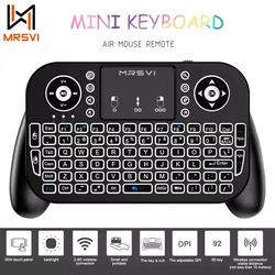 MRSVI V8 Mini Teclado Bluetooth con Touchpad Retroiluminado