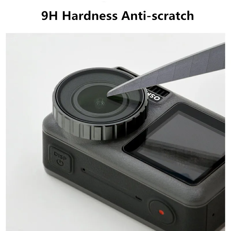 Cubierta de lente para DJI Osmo Action 4, Protector de pantalla HD de vidrio templado, tapa de película delantera y trasera, accesorios para DJI Osmo Action 4 - imagen 3