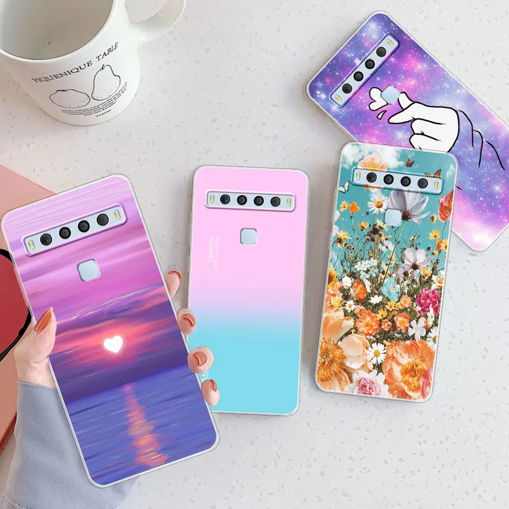 Funda a prueba de golpes para teléfono, carcasa de silicona suave y transparente para TCL 10L, T770H, T770B, TCL 10 Lite /TCL10T, TCL10Lite - imagen 3