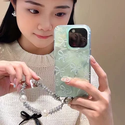 Funda para Samsung Galaxy con lazo de perlas