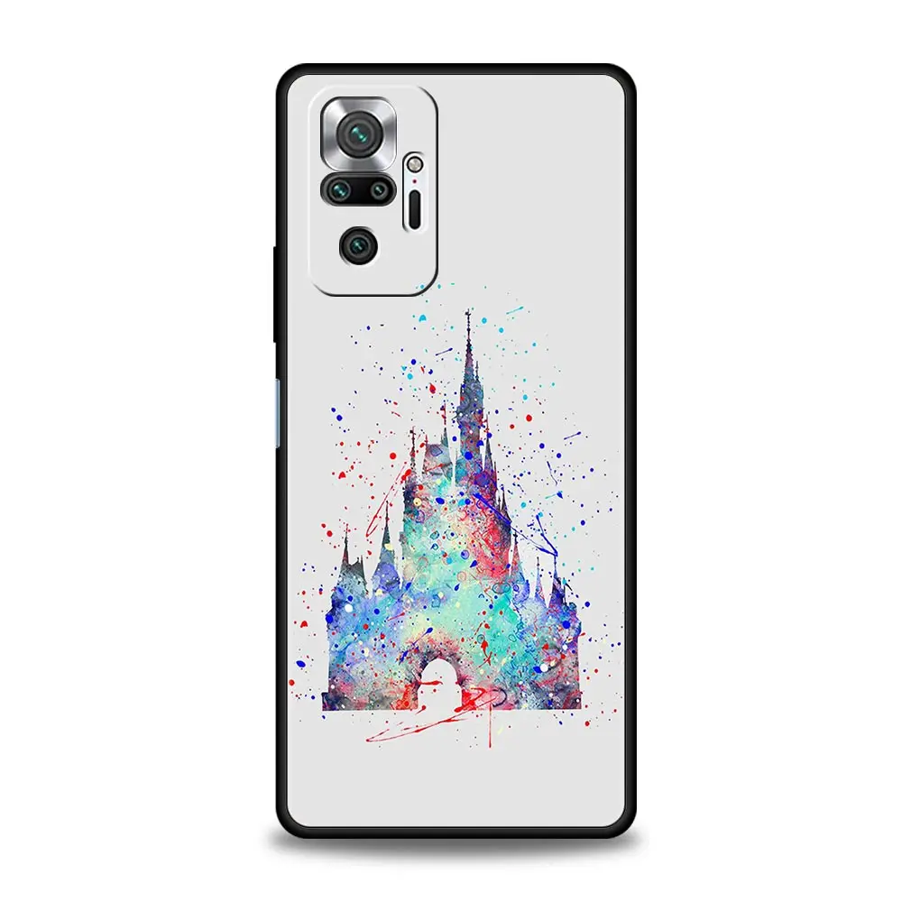 Funda de teléfono con estampado de dibujos animados para Xiaomi Redmi Note 13, 12, 5G, 11, 10 Pro Plus, 4G, 9S, 9, 8, 7, 9T, 13C, 12C, 10C, 9C, 9A, funda de silicona suave - imagen 2