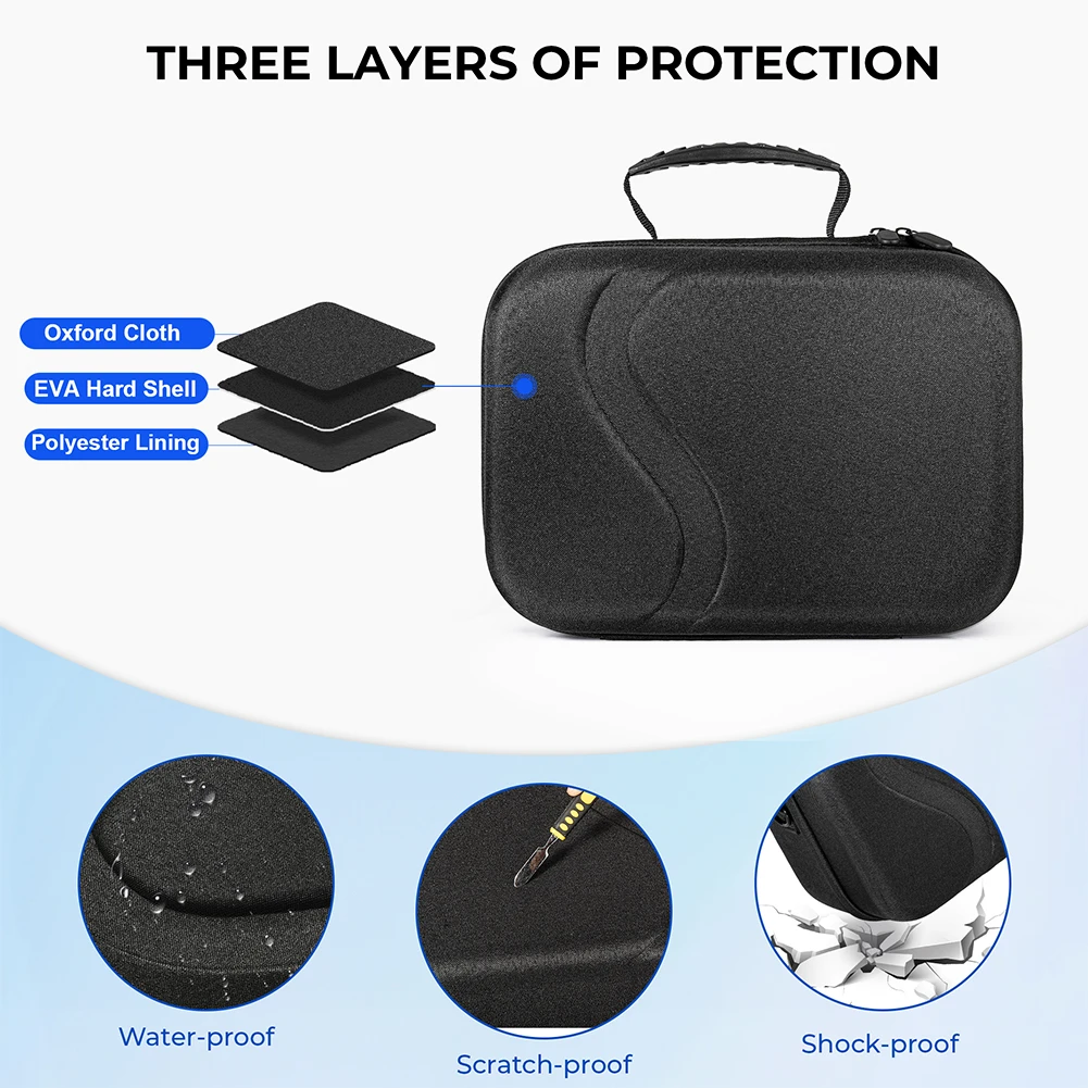 Carrying Case for Meta Quest 3 for BOBOVR M3 PRO Elite Strap Protective Bag Hard Shell Case for Travel and Storage - imagen 5