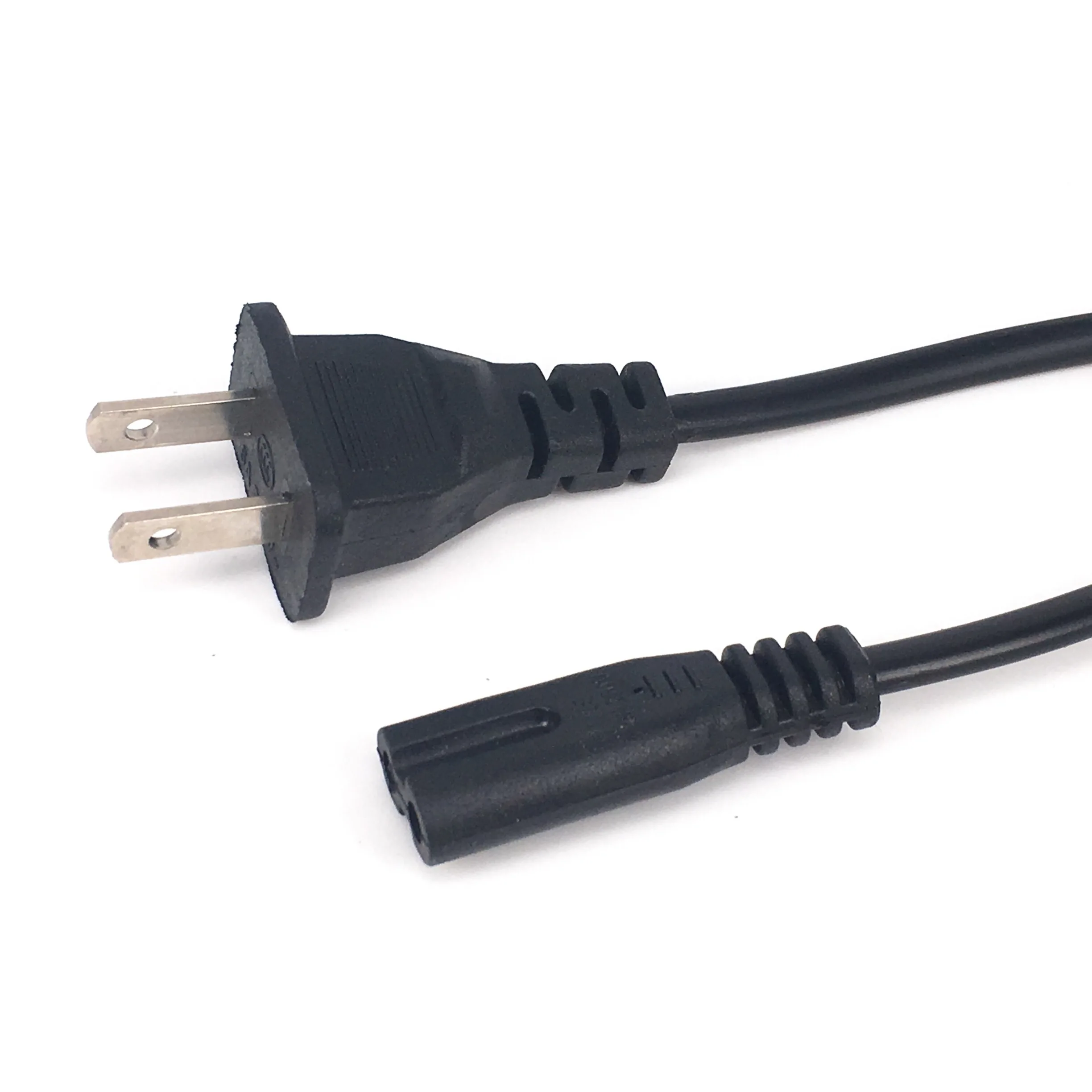 Bolantedz Cable eléctrico Cable de alimentación de la UE Cable de 2 pines 1,5 M 250V 2.5A Cable de alimentación de EE. UU. Cable de alimentación del Reino Unido Cable de alimentación para electricidad - imagen 5