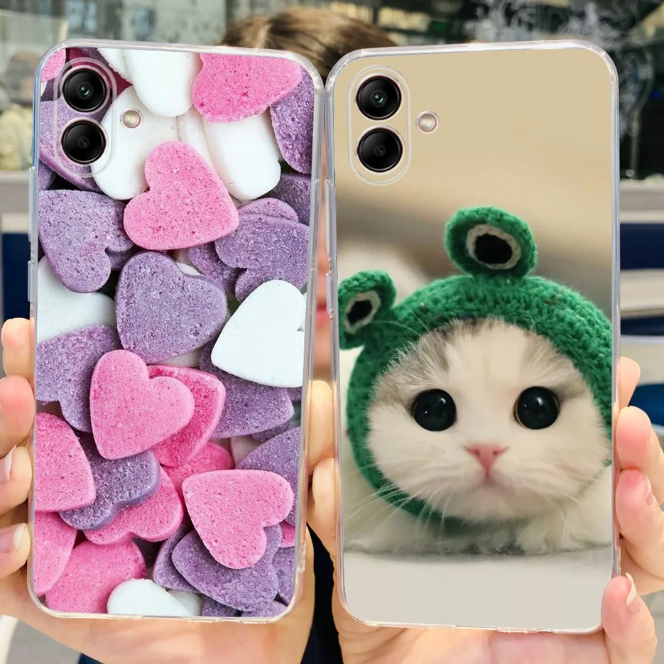 Funda de teléfono para Samsung Galaxy A04, A04e, A04s, elegante, pintada, suave, delgada, A04, A04e - imagen 2