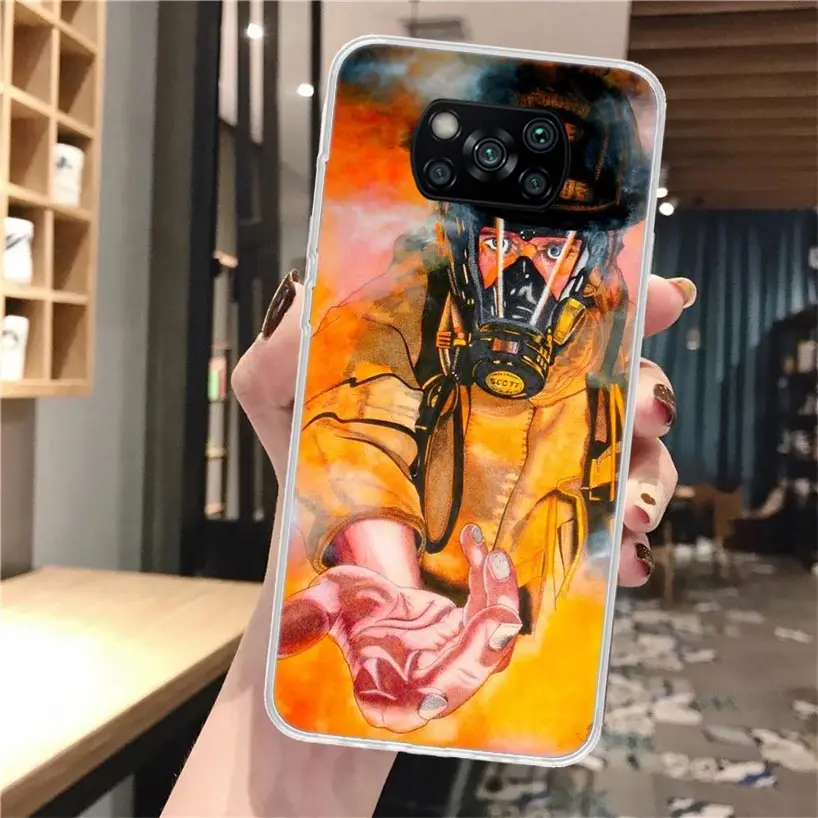 Funda de teléfono de silicona con llama de héroe de bomberos para Xiaomi Poco X3 Nfc X5 X6 X7 F7 Ultra F6 F5 Pro M6 M5S X4 F4 GT M4 M3 F3 cubierta Poco X3 - imagen 5