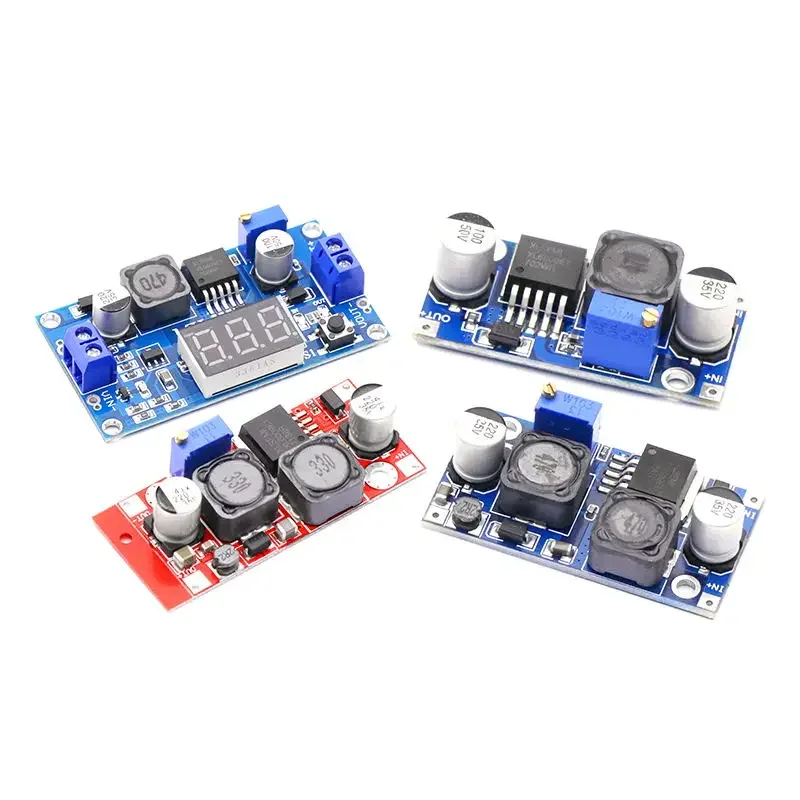 1 Uds XL6009 DC-DC Boost módulo de fuente de alimentación ajustable placa corriente amplio voltaje 5V12v aumento 24V la corriente más grande 4A - imagen 4